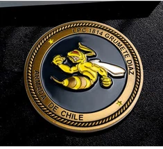 تصميم ثلاثي الأبعاد لعملة معدنية تذكارية للذكرى الأربعين