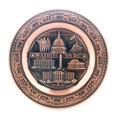 لوحة تذكارية لجائزة رخصة المدينة السياحية المعدنية