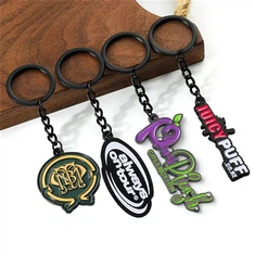 سلسلة مفاتيح صلبة ناعمة مع تصميم مجاني